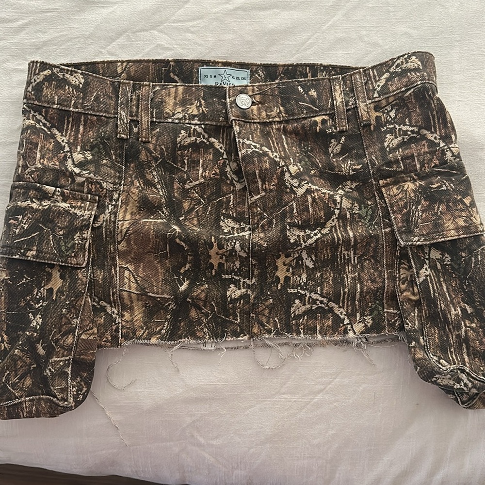 Camo Mini Skirt